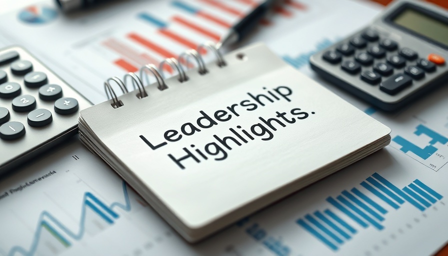 Maximize benefits Muskegon with leadership highlights notebook on business charts.