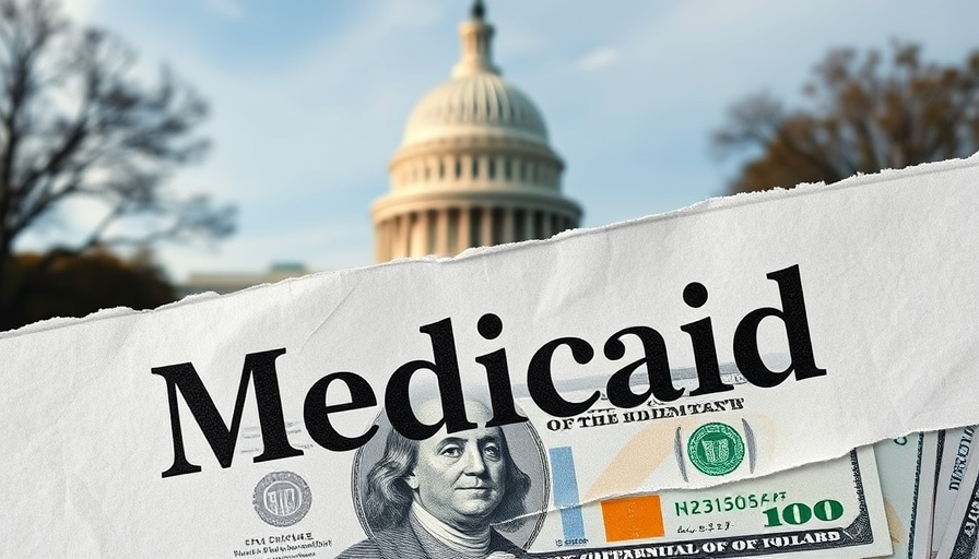 Medicaid payments limits guidance concept with money and Capitol.