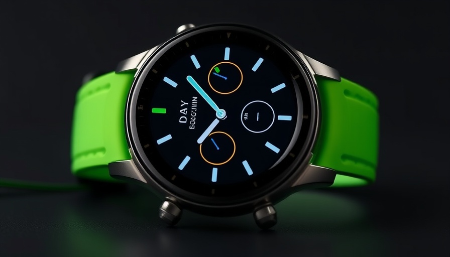 Modern smartwatch display showcasing health tech innovations for the elderly.