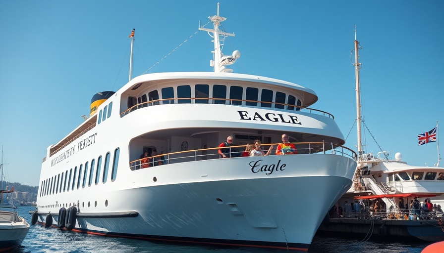 SSA Eagle ferry docked, highlighting fare hikes concerns for seniors in Nantucket.