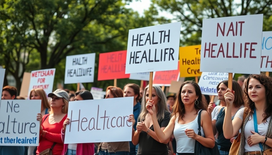 Protesters rally against Medicare Medicaid cuts with expressive signs