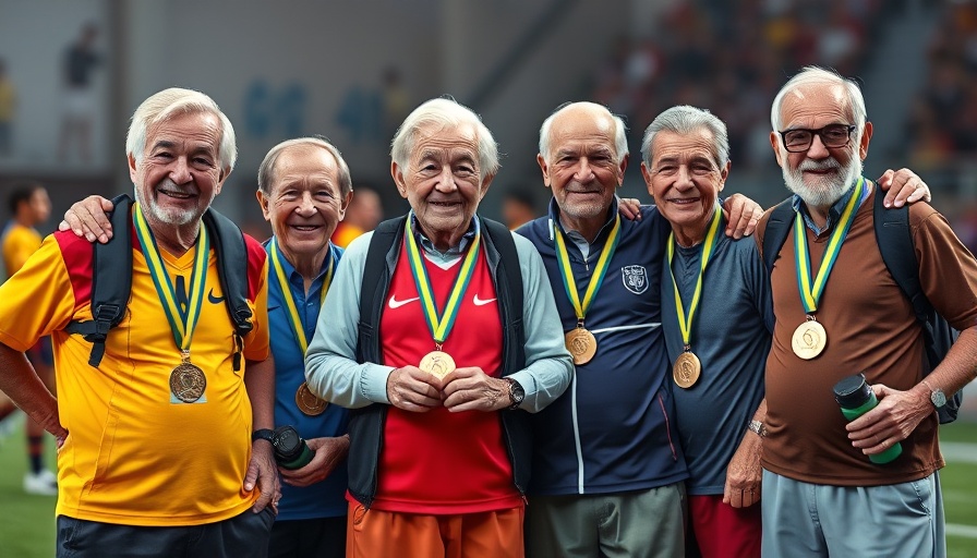 Elderly athletes showcasing achievements - fitness tips for elderly athletes.