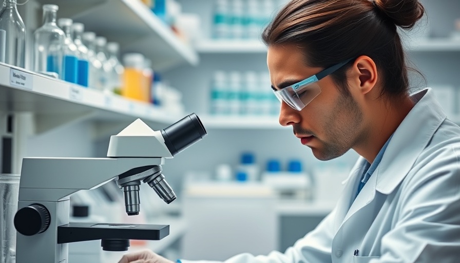 Scientist examining samples in a lab related to Omega Healthcare Investors acquisitions senior care.