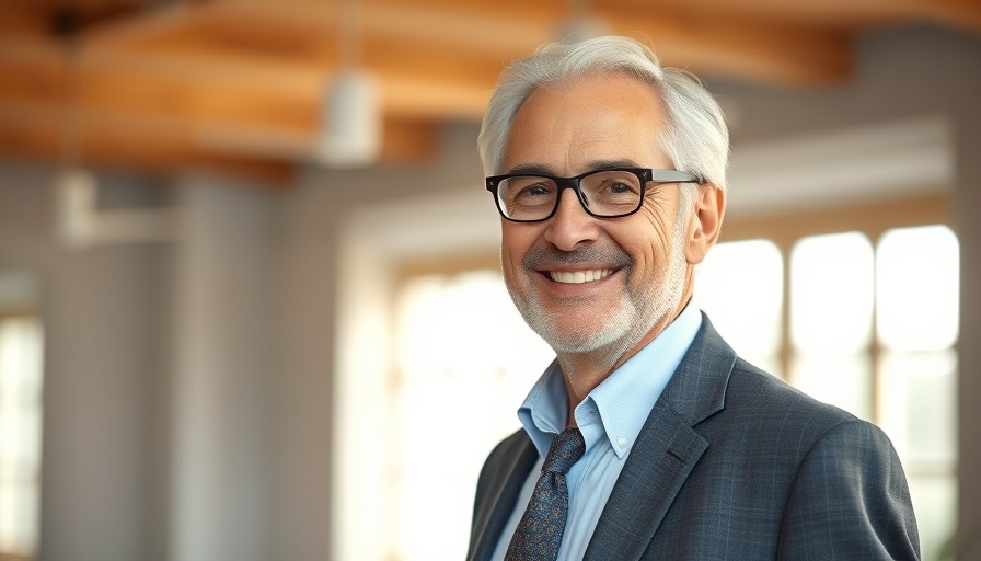 Confident senior man smiling, emphasizing financial planning for seniors.