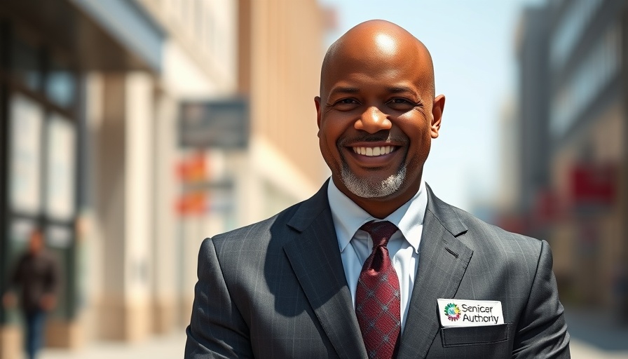 Senior care advisor in Muskegon smiling confidently.