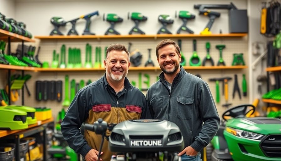 Two men smiling in a tool shop, highlighting industry news & trends.
