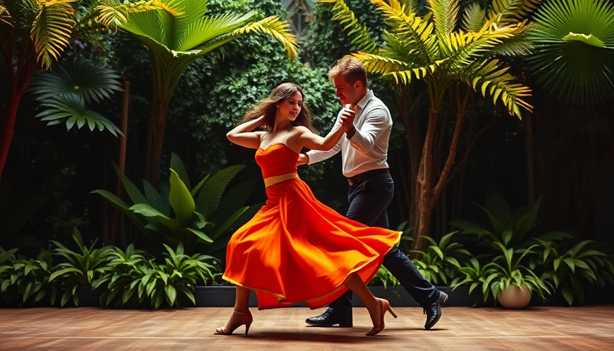 Energetic dancers performing in vibrant stage setting, postpartum health and wellness.
