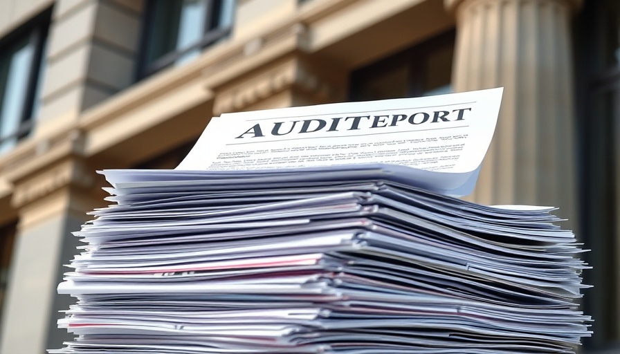 Maryland Social Services Administration audit report pages cascading.