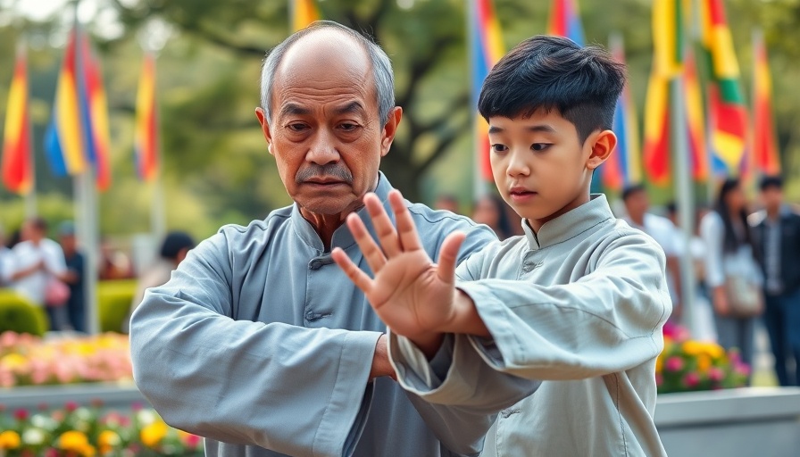 Tai Chi practice in public, martial arts training and depression.