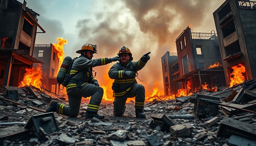 Firefighters respond to a building blaze in Ukraine amid U.S.-Russia talks.