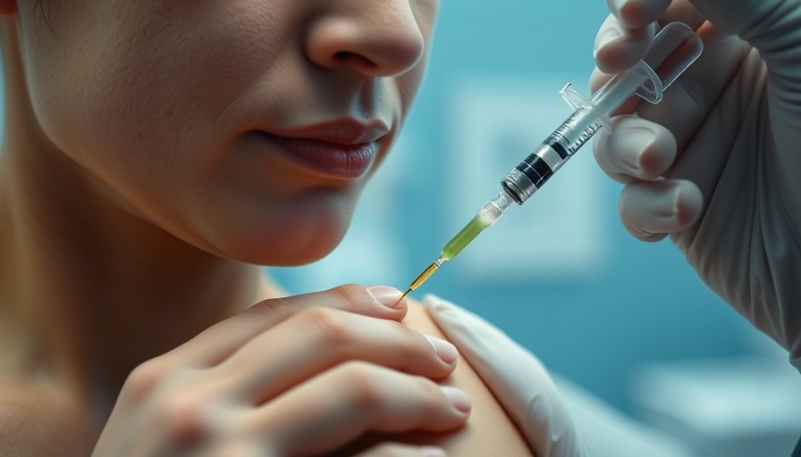 Alternative health care option illustrated by injection in Muskegon
