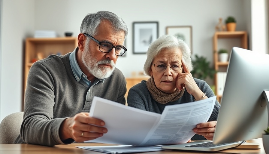 Elderly couple reviewing documents for Social Security benefits optimization.