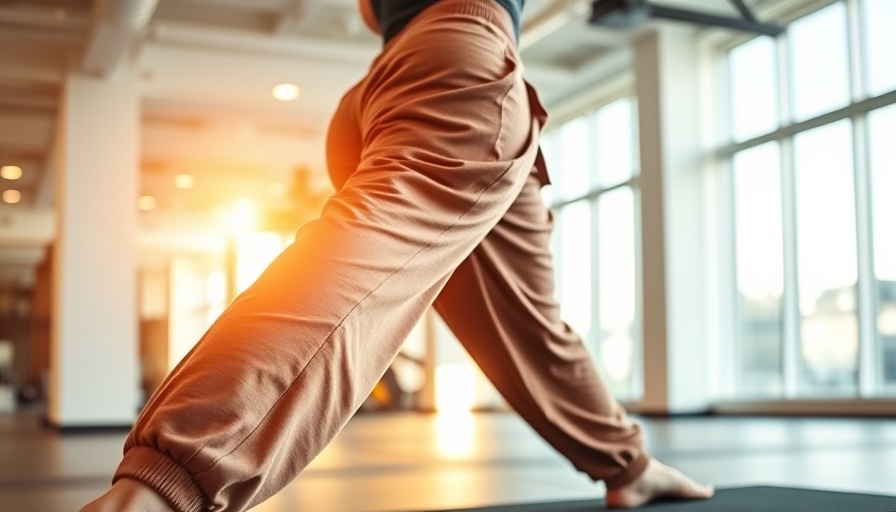 Stylish and comfortable baggy exercise pants.