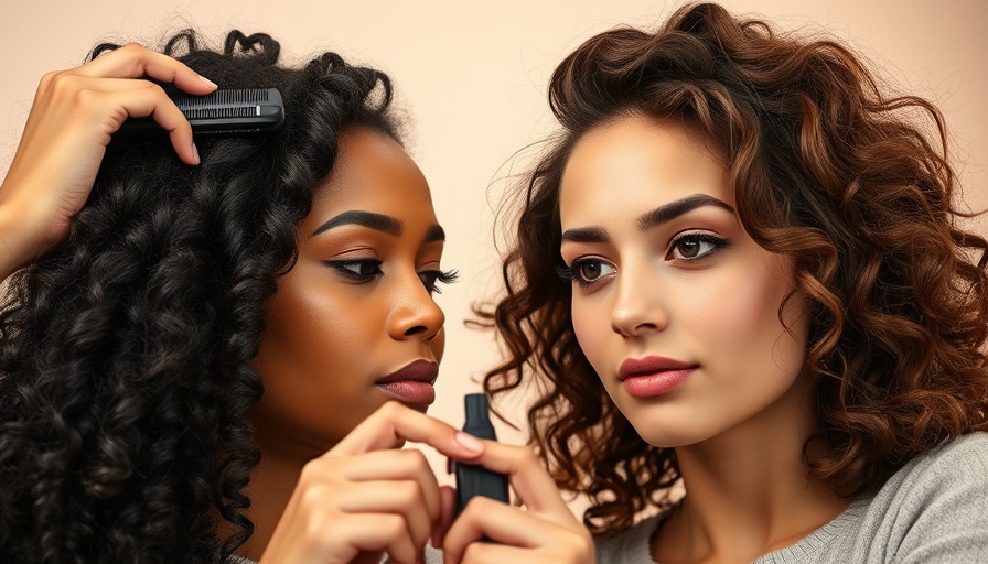 Diverse women's hair care solutions showcasing advanced treatments.