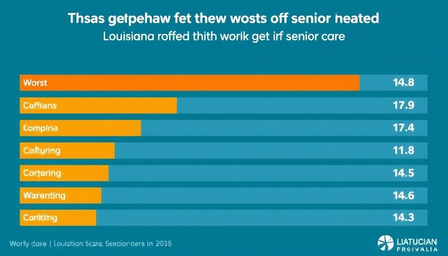 Louisiana ranked worst in the nation for senior care