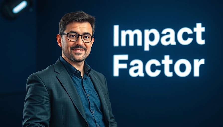 Businessman presenting in front of blue backdrop on meaningless claims on supplement labels.
