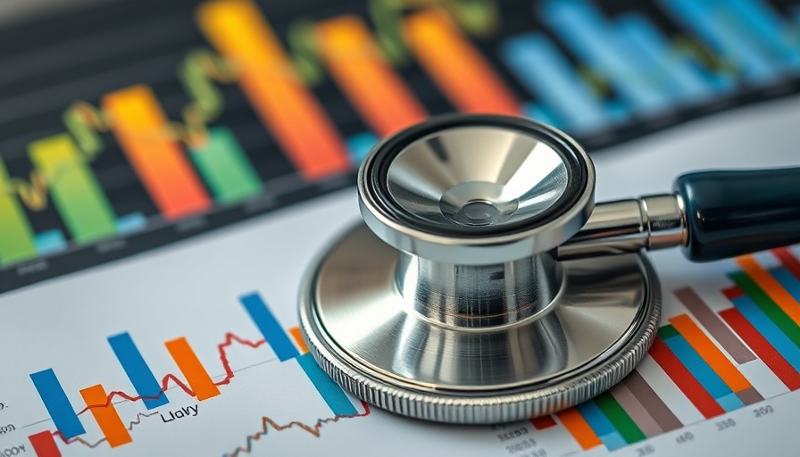 Stethoscope on financial charts representing alternative health insurance options Muskegon.
