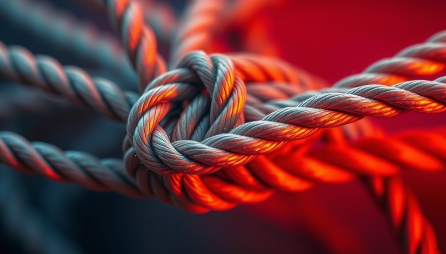 Intricate knot symbolizing strategies to cope with uncertainty.