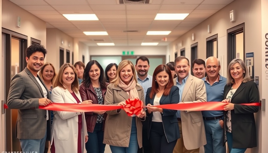 Senior behavior health unit Wisconsin ribbon-cutting ceremony.