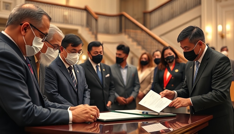 Officials at Georgia Pathways to Coverage Medicaid program signing ceremony.