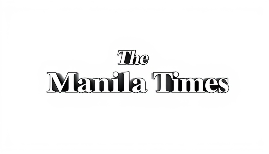 Minimalistic logo of The Manila Times on white background