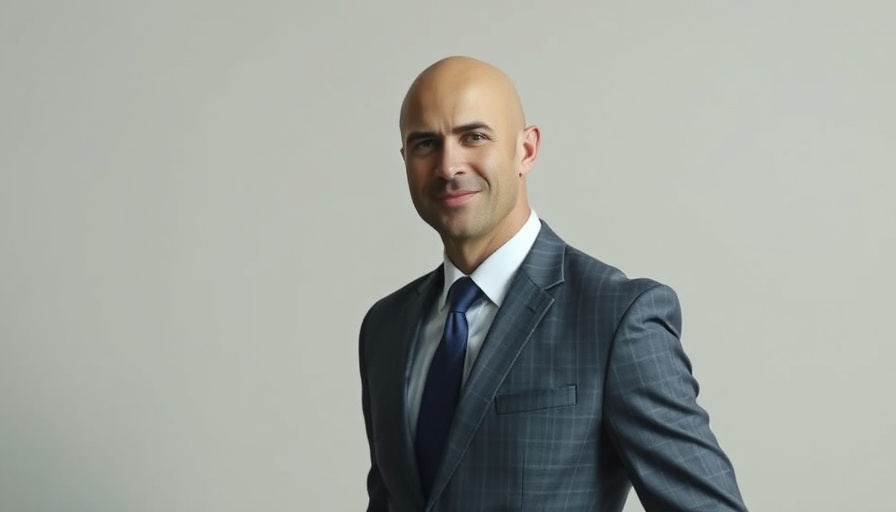 Professional portrait of a bald man in a suit, retirement planning strategies.