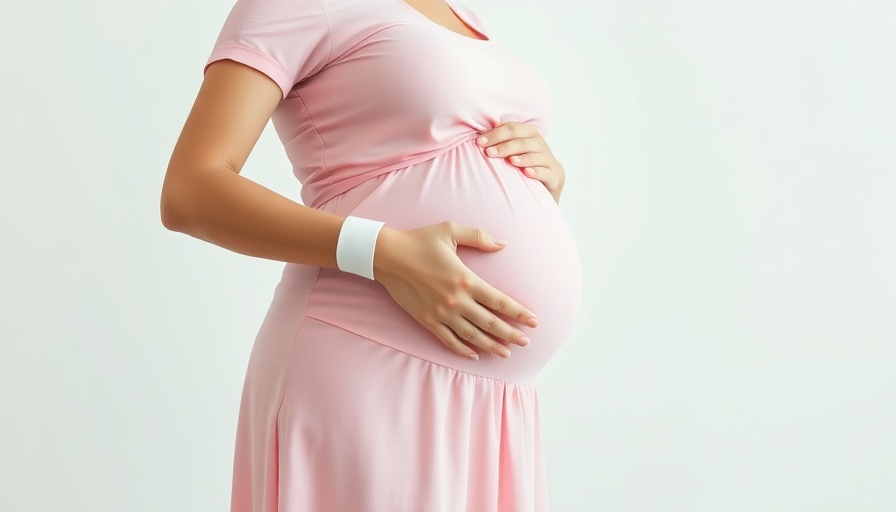 Pregnant woman showing COVID vaccine benefits during pregnancy.