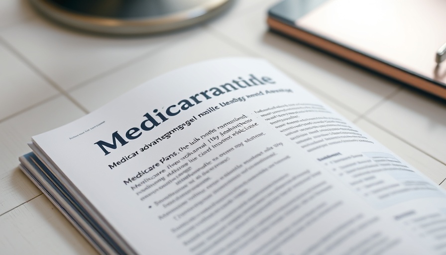 Medicare Advantage documentation details highlighted, enrollment drop focus.