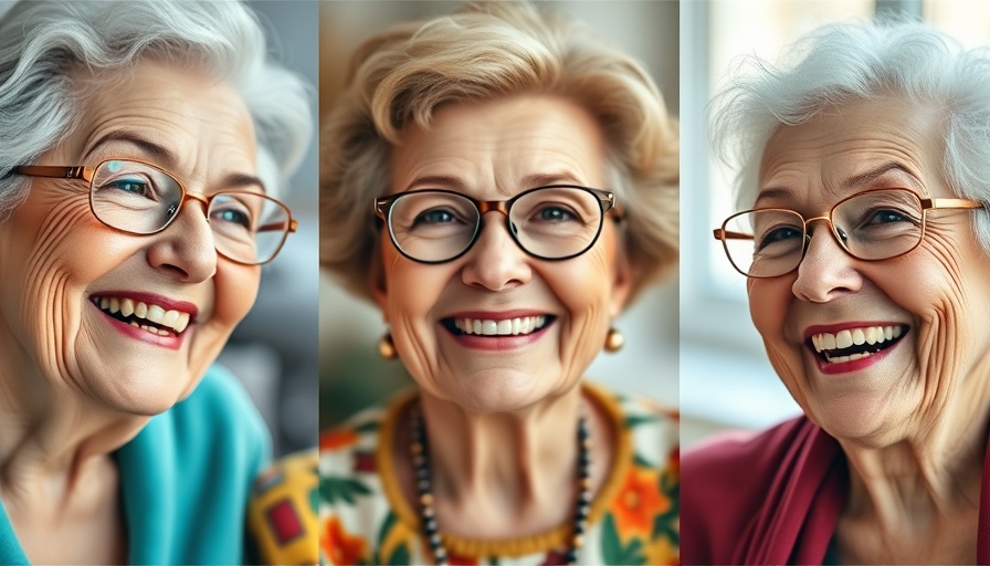 Smiling elderly women in Muskegon, highlighting affordable housing.