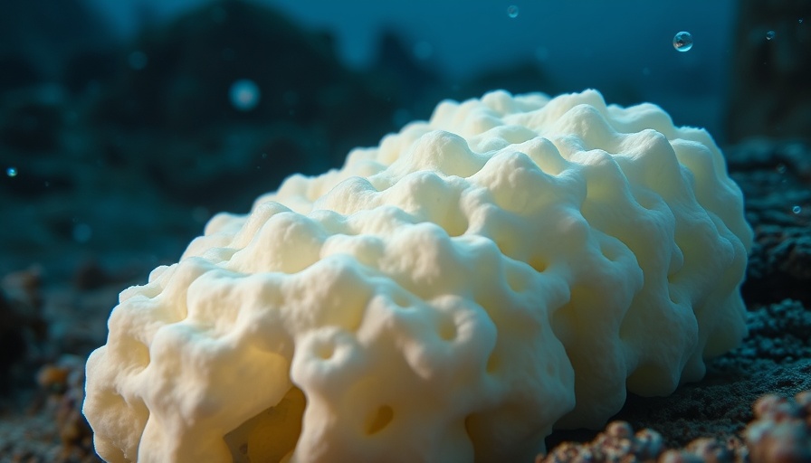White hexactinellid sponge on ocean floor - animals with the longest lifespans
