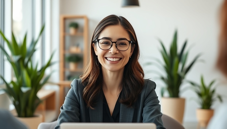 Professional woman discussing blood-based biomarker testing for Alzheimer’s disease in a video call.