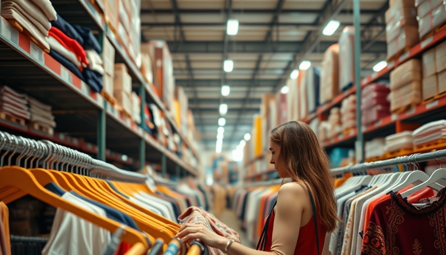 Woman shopping in Costco aisle, investing $1000 in Costco.