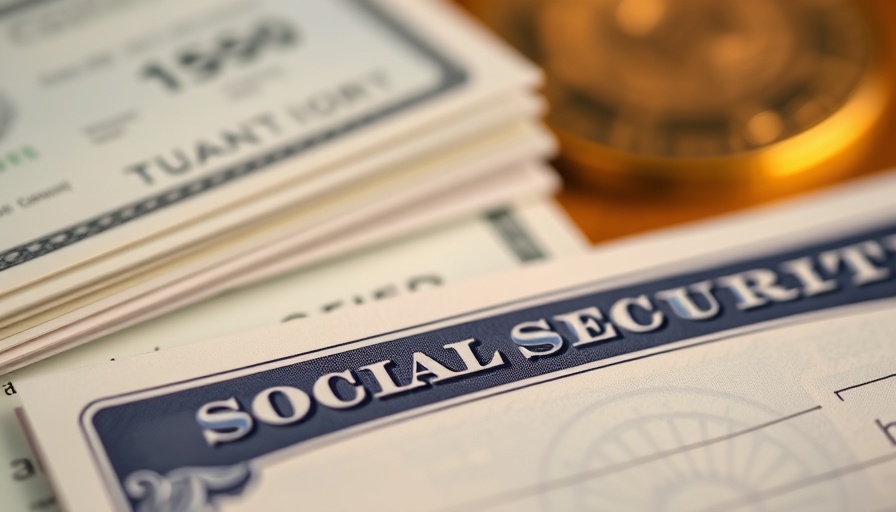 Close-up of Treasury checks and Social Security card for Trump's $6,000 Senior Bonus.