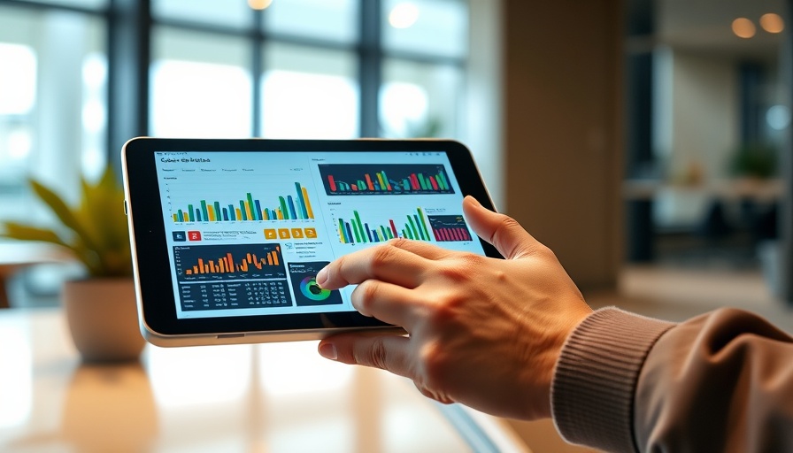 Market research report analysis with colorful graphs