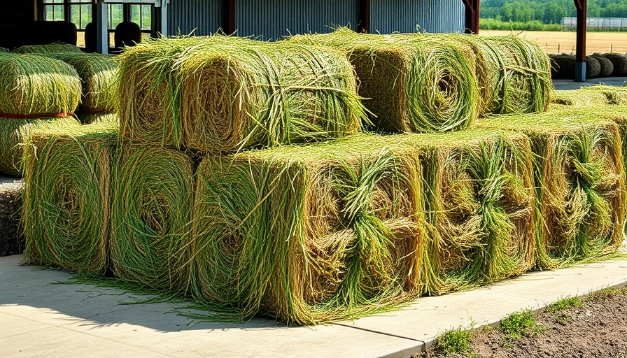 Fresh hay bales at the HAY YOU! event in Southern Oregon.