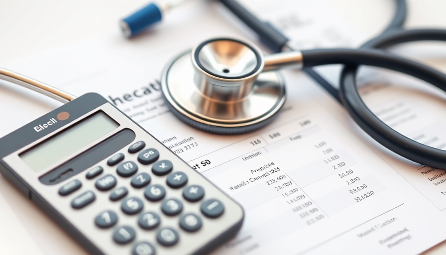 Medical billing with stethoscope and calculator, alternative health care options Muskegon.