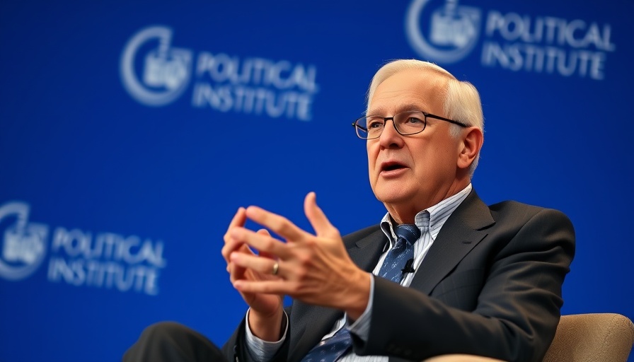 Speaker at political institute discussing China's growing threat to Western democracies