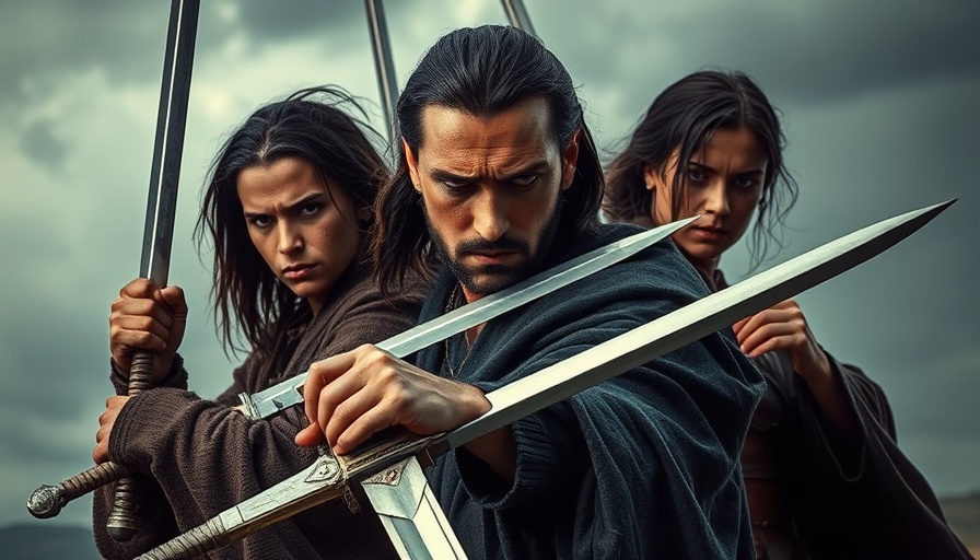 Crouching Tiger Hidden Dragon Sword of Destiny poster featuring sword fighters.
