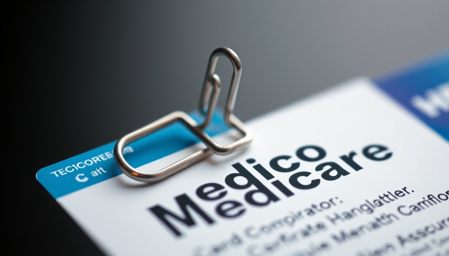 Medicare Advantage 2026 changes document with paperclip.