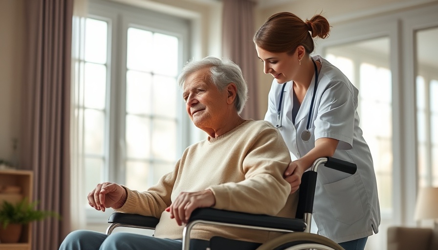 Elderly person in wheelchair assisted by caregiver in softly lit room, elder care costs.
