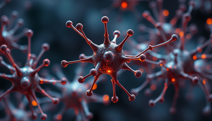Visual representation of tiny fat messengers linked to Alzheimer's plaque.