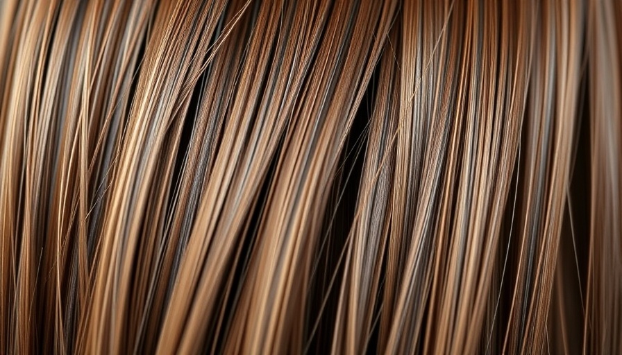 Close-up of shiny hair strands after protein treatment, indicating healthier hair.