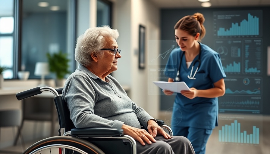 Elderly woman consulting with nurse about Medicare Advantage Special Needs Plans