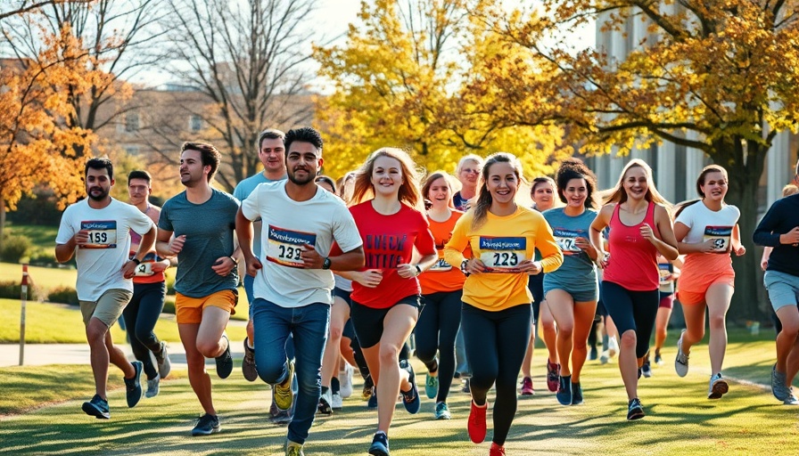 Race for Campus Safety in Pullman with energetic participants running.