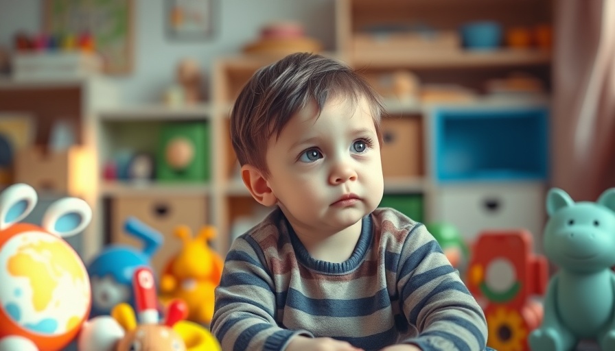 Child exploring educational toys in Muskegon, understanding autism spectrum disorders.