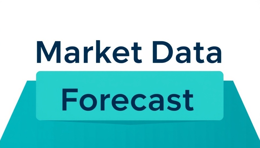 Market Data Forecast graphic symbolizing pet tech market growth.
