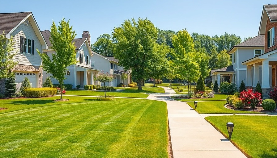Modern homes for senior housing solutions in Muskegon, IL community.