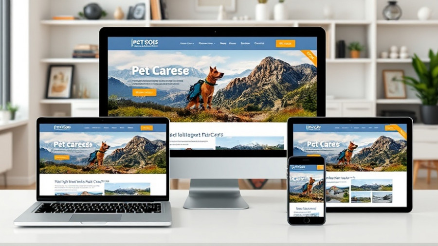 Website showcasing Chamomile for Dogs content in responsive design.