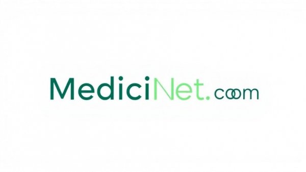 MedicineNet.com logo, modern medical web resource