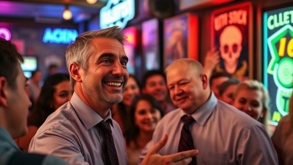 Tom Steyer California Governor Race event with supportive crowd.